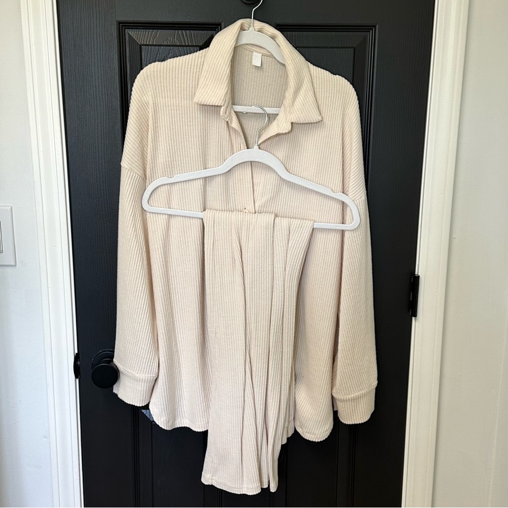 The Foxy Kind - Yacht Club Button Down Set - Bellini - Small
